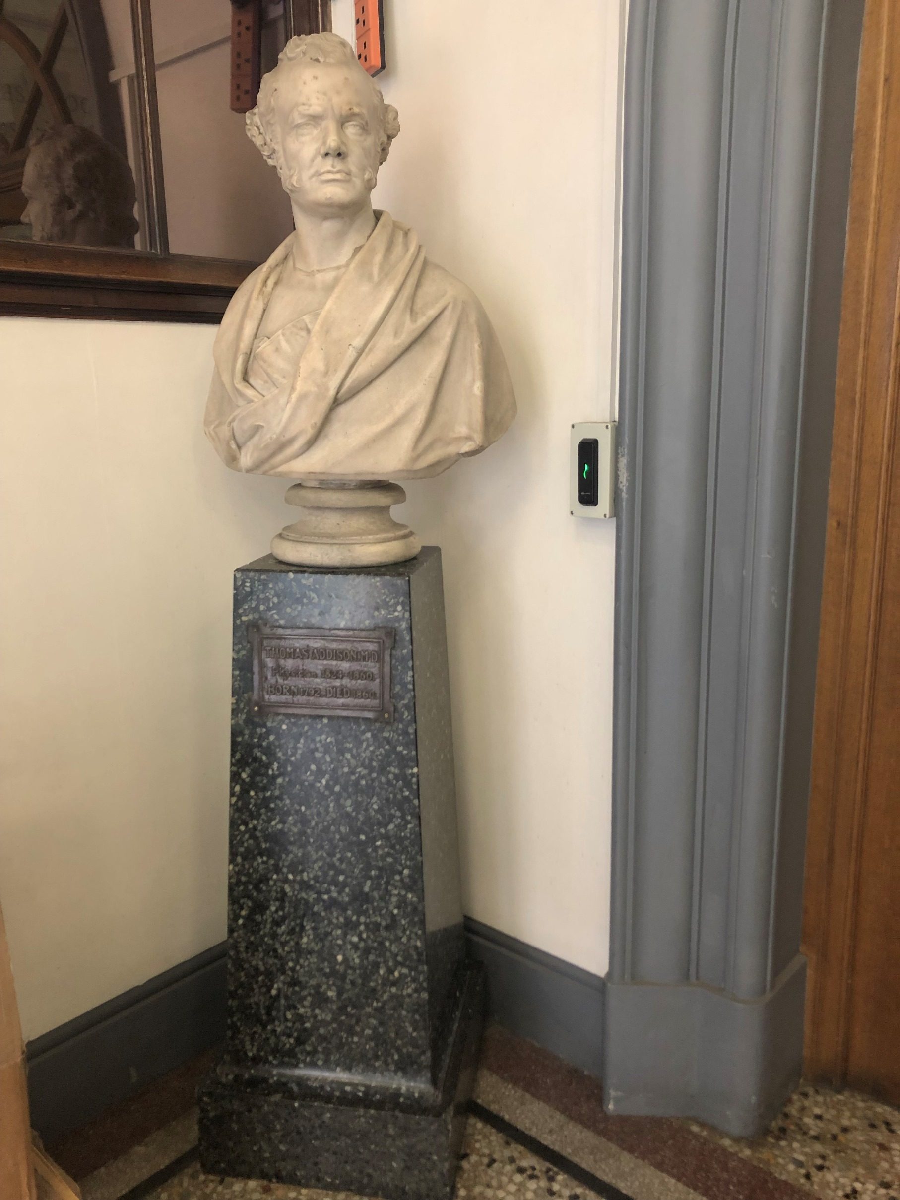 Thomas Addison's bust, Guy's Hospital (by Nicoletta Ventrella) - 01.JPG